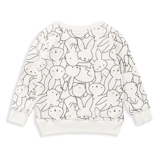 Children's cotton rabbit printing