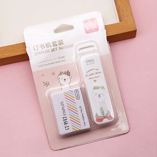 New Manual Mini Stapler Colors Kawaii