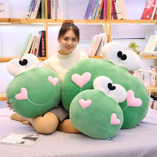 Lovey Frog Plushie Pillow