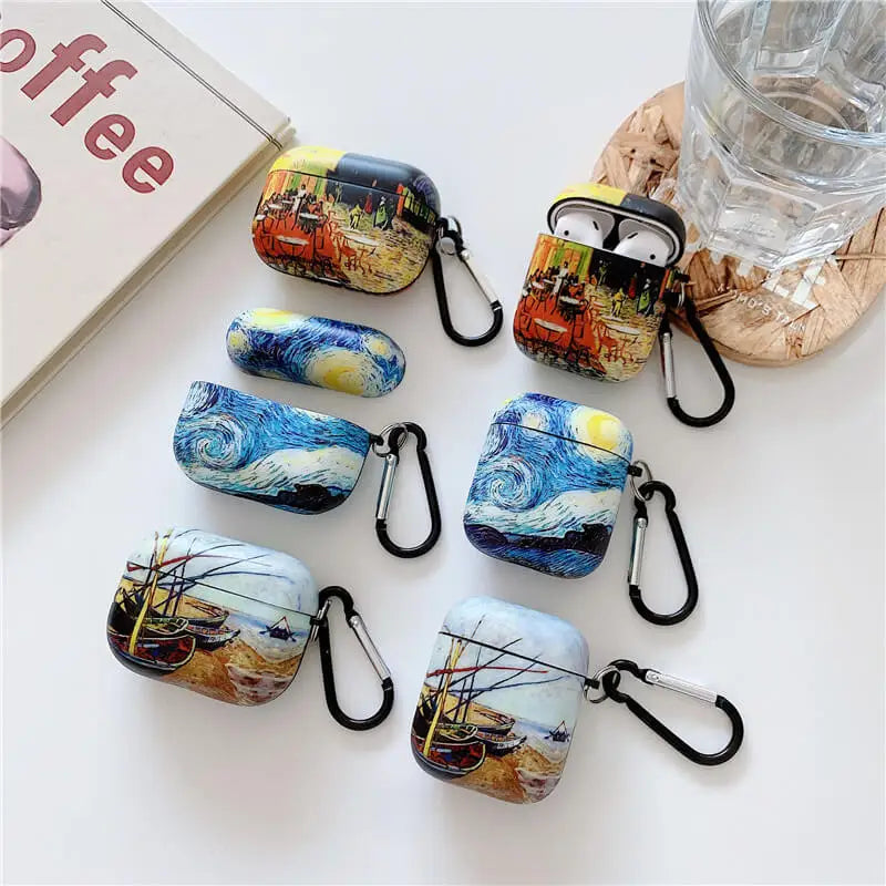 Van Gogh Painting Airpods Case