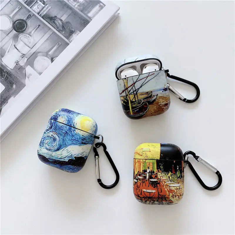 Van Gogh Painting Airpods Case