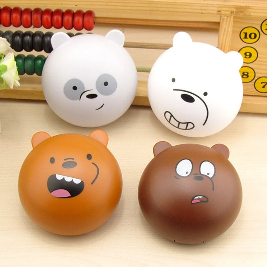 Lymouko We Bare Bears Cartoon Cute Round Contact Lense Kit