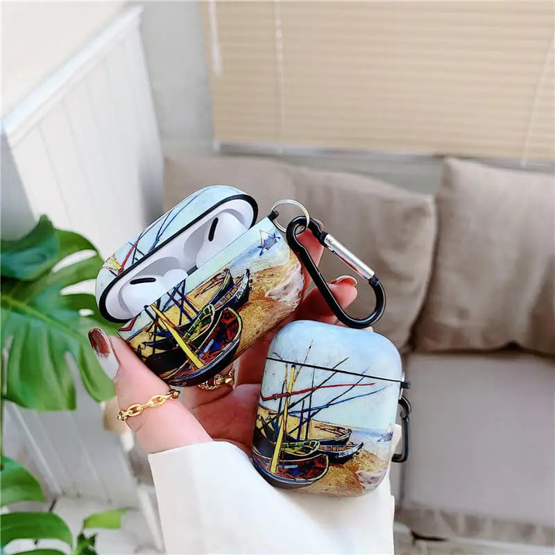 Van Gogh Painting Airpods Case