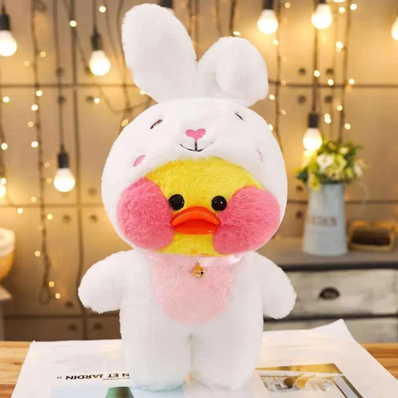 30cm Cute Lalafanfan Yellow Cafe Ducks Stuffed Soft Toy