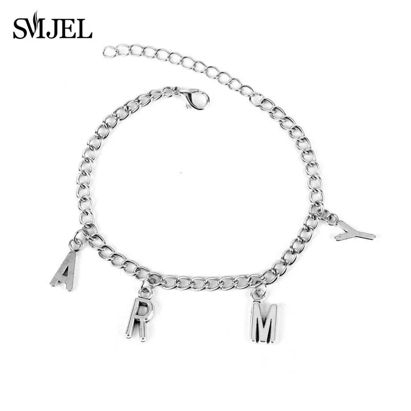 Jimin ARMY Letter Bracelets Accessory