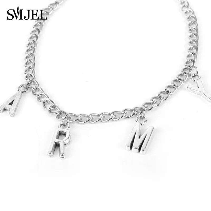 Jimin ARMY Letter Bracelets Accessory