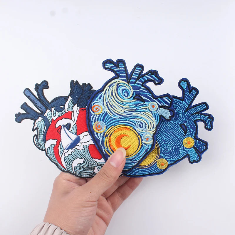 Van Gogh Patches For Clothing Thermoadhesive Patches