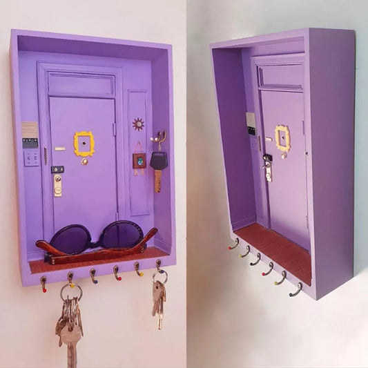 F.R.I.E.N.D.S Wall Keychain Holder Purple