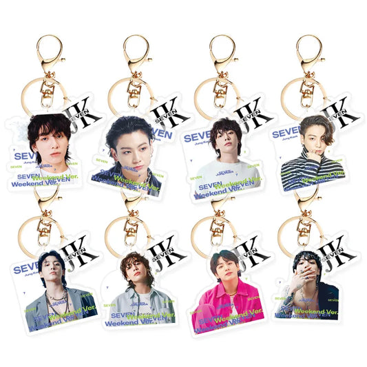 Jungkook Keychain Portrait Printing Fan Gifts