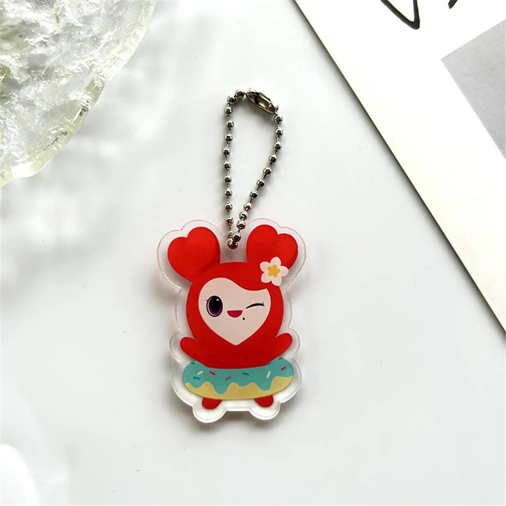 9pcs Twice Lovely Keychain Keyring Bag Accessories