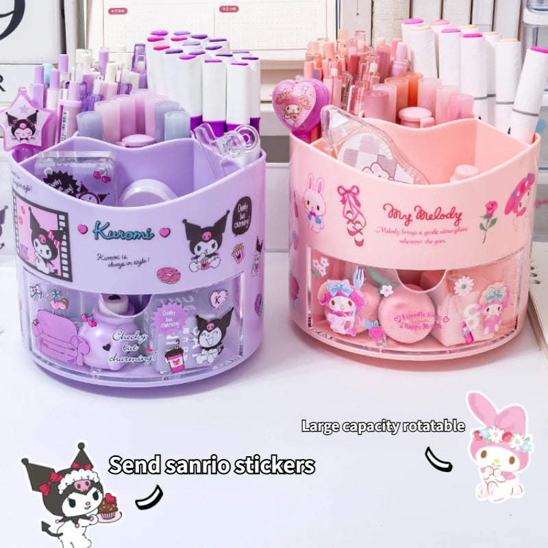 Sanrio Rotating Pen Holder Storage Box