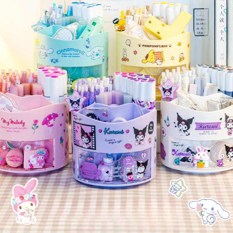 Sanrio Rotating Pen Holder Storage Box