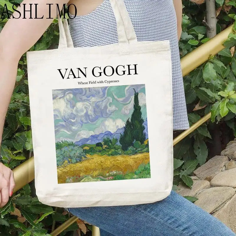 Van Gogh Painting Canvas Shoulder Bag