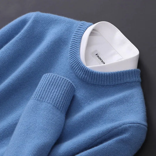 Cashmere Sweater O-neck Pullovers