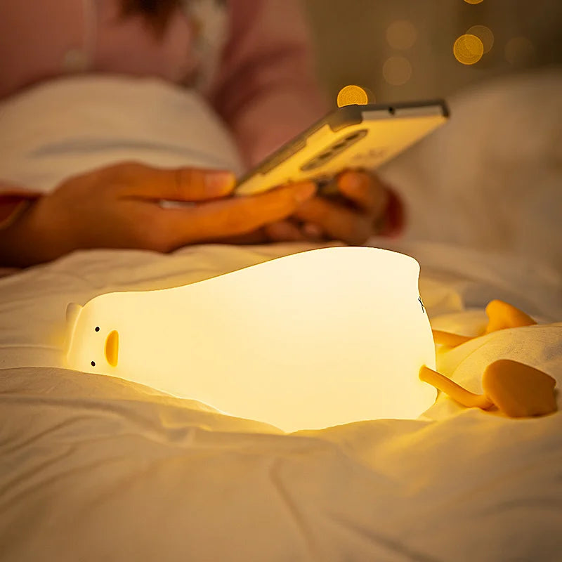 LED Duckling Night Light Rechargeable USB