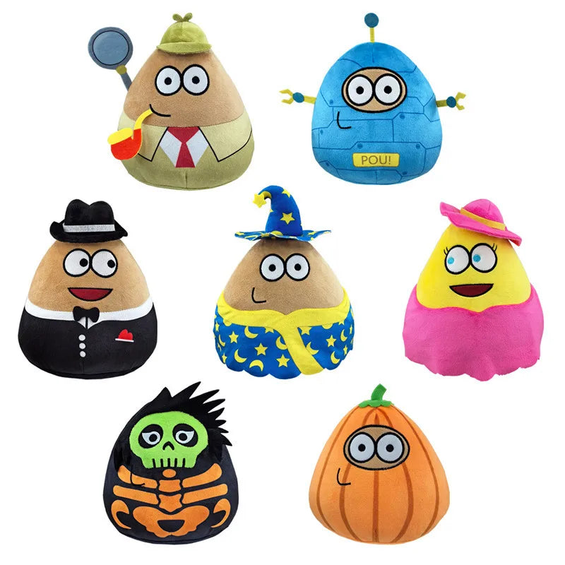 22cm/8.6in Pou Plush Cartoon Alien Toy