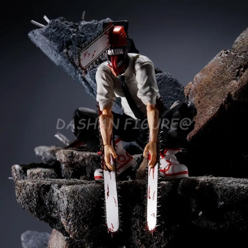 15cm Anime Chainsaw Man PVC Collection Doll