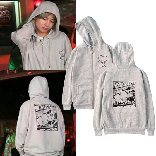 BTS Graphic Hoodie - Kim Taehyung