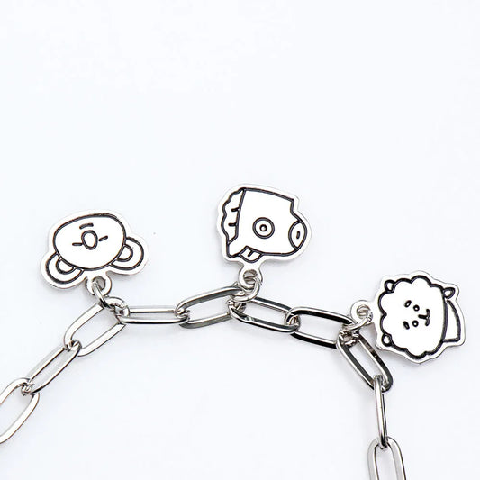 BTS BT21 Charm Bracelets for ARMY - KPOP Fan Merch Accessories