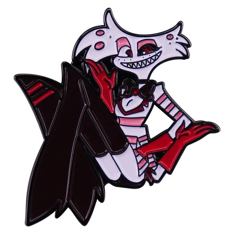 Angel Dust Enamel Pins Hazbin Hotel