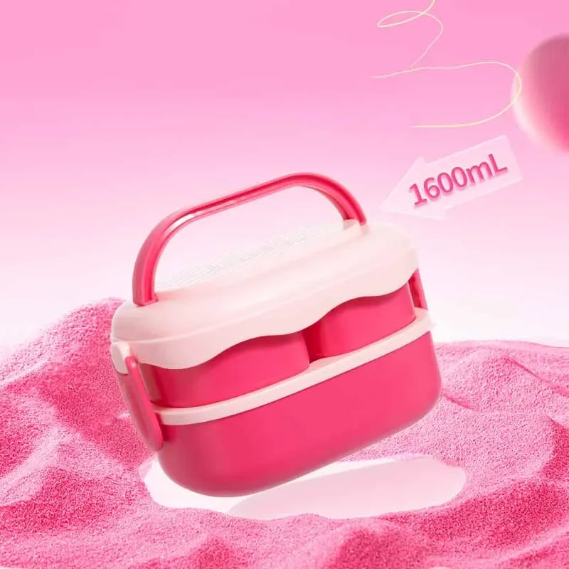 Barbie Double Layered Lunch Box 1600ML