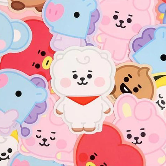 BTS BT21 Cute Stickers Anime Series Accessories