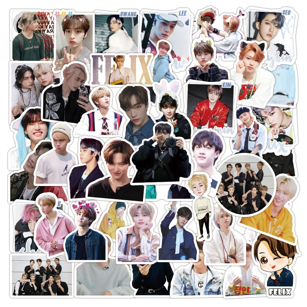 Stray Kids 10/30/50/100pcs/pack Cartoon Korea Kpop Stickers