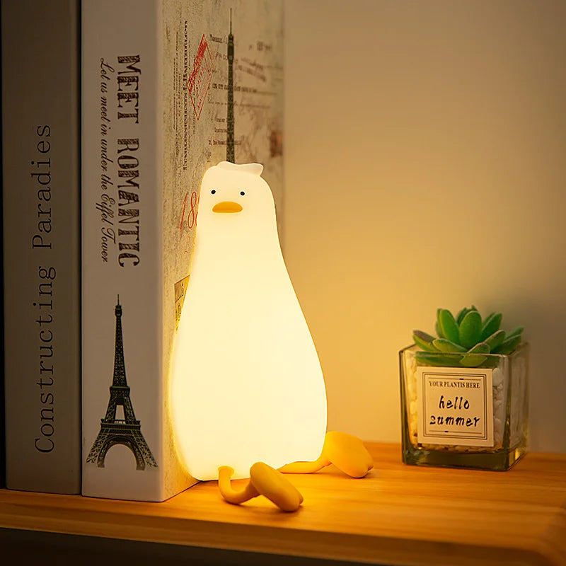 LED Duckling Night Light Rechargeable USB