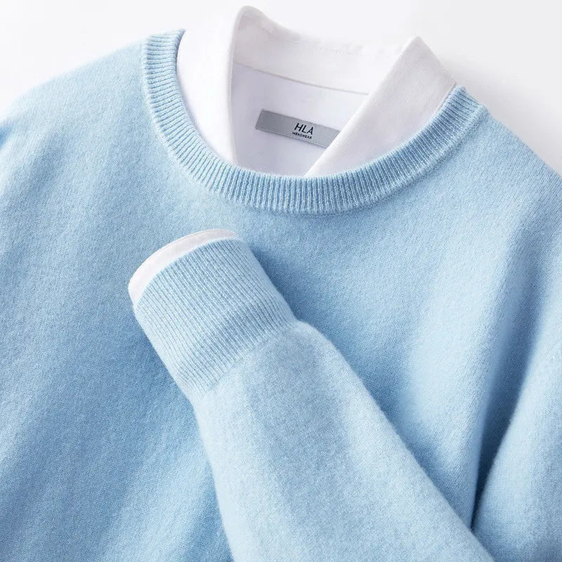 Cashmere Sweater O-neck Pullovers