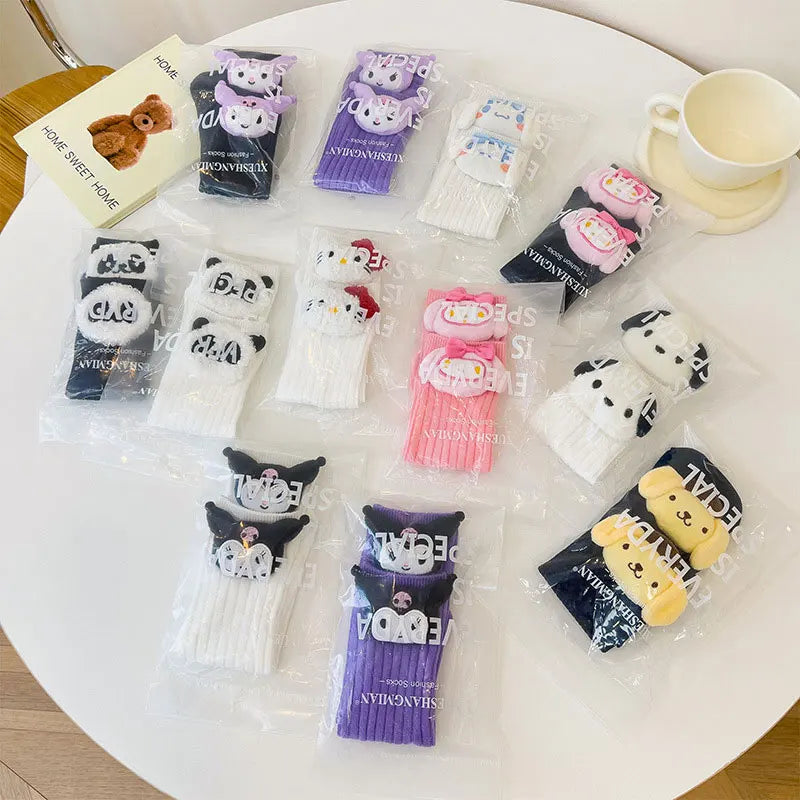 Sanrio Kuromi My Melody Cinnamoroll Socks