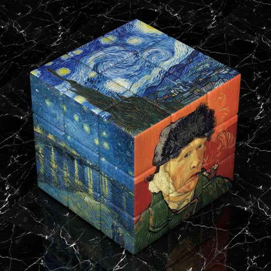 Van Gogh Inspired Third-Order Magic Cubes - MULTIPLE STYLES