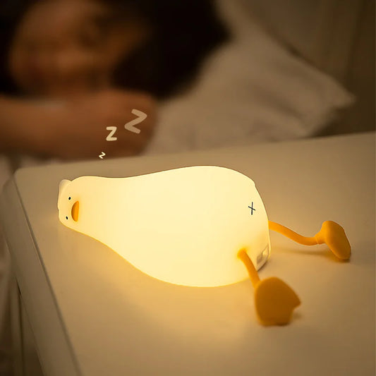 LED Duckling Night Light Rechargeable USB