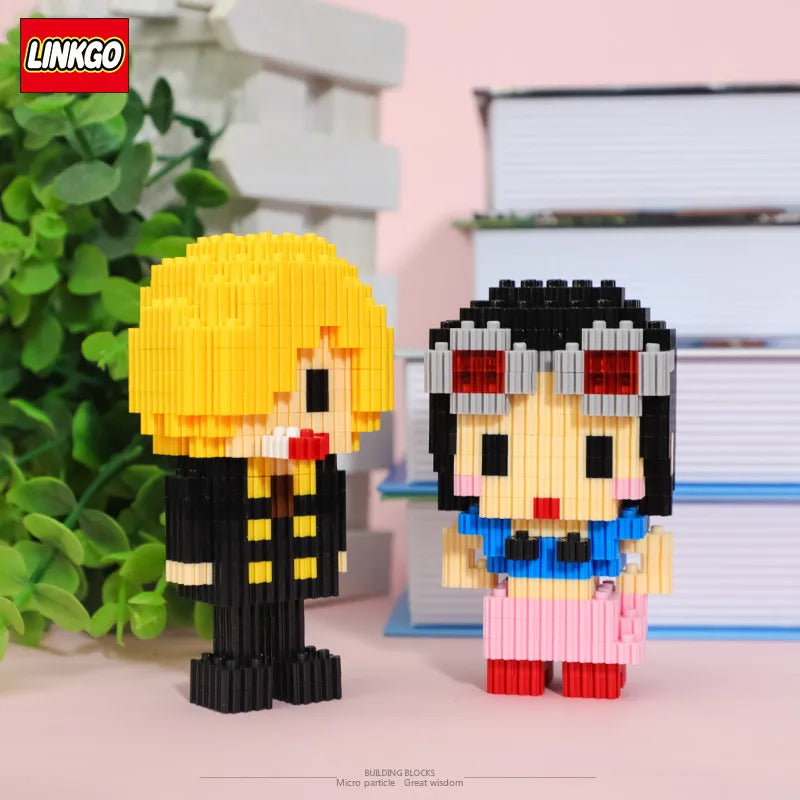 Multi-Anime Micro Diamond Building Block Figurines