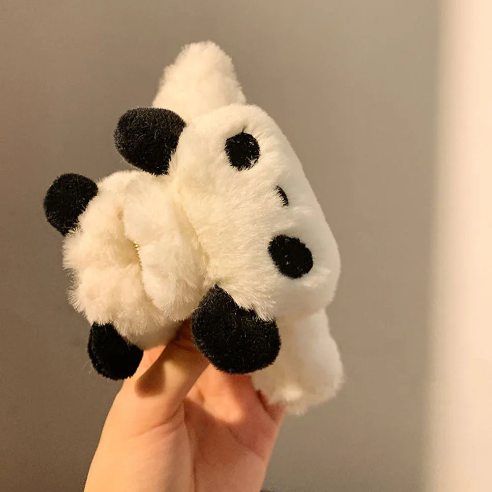 Cute Plush Panda Hair Claw