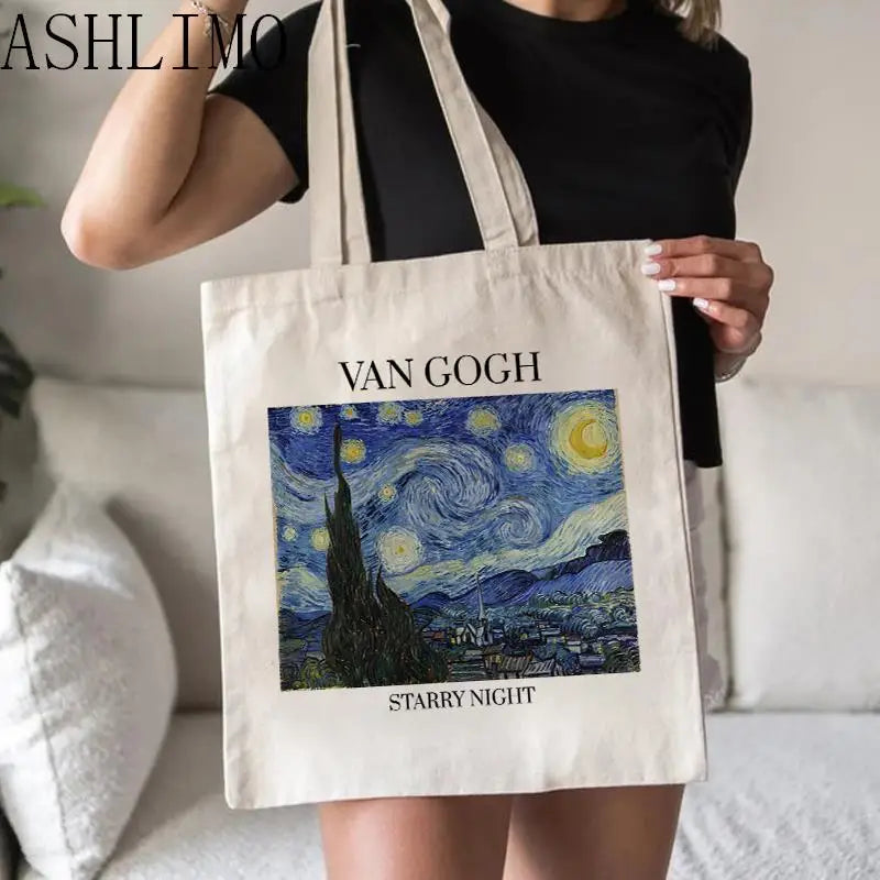 Van Gogh Painting Canvas Shoulder Bag