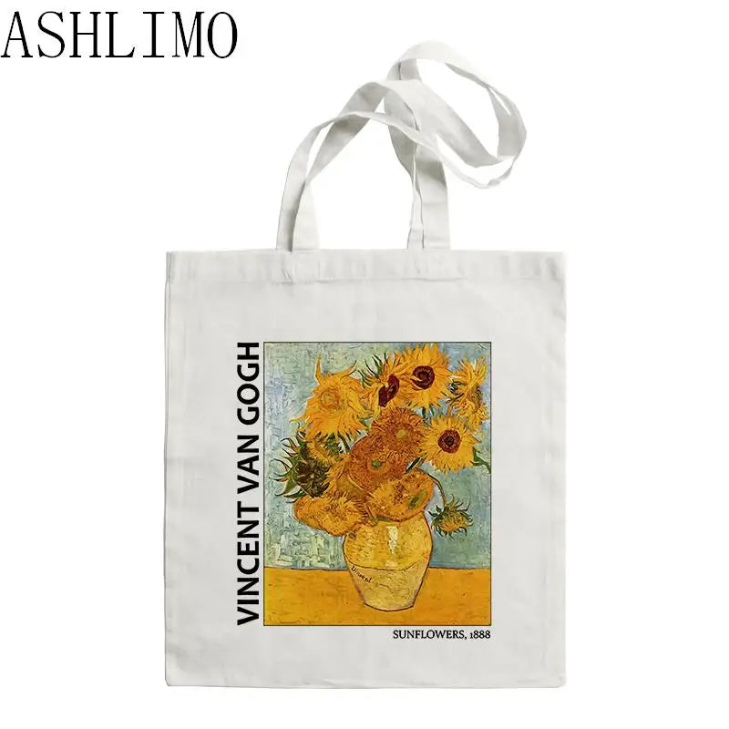 Van Gogh Painting Canvas Shoulder Bag