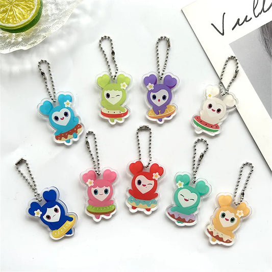 9pcs Twice Lovely Keychain Keyring Bag Accessories