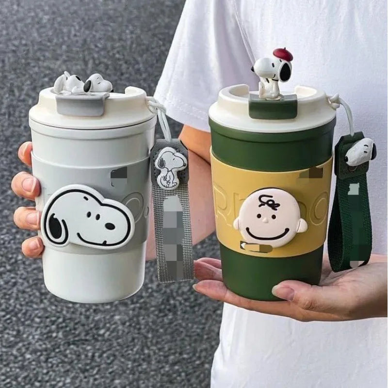 Snoopy Straw Cup Kawaii