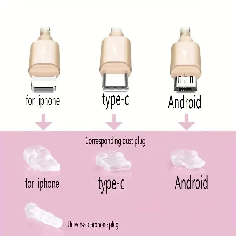 MINISO Stitch Phone Anti-Dust Plug For iPhone Samsung Xiaomi Huawei