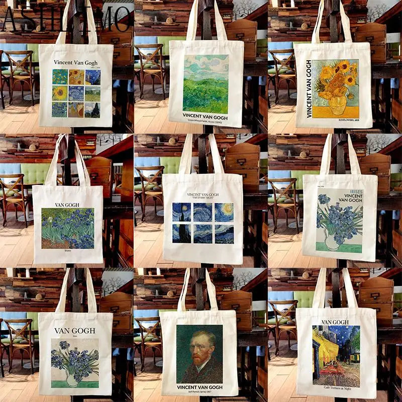 Van Gogh Painting Canvas Shoulder Bag