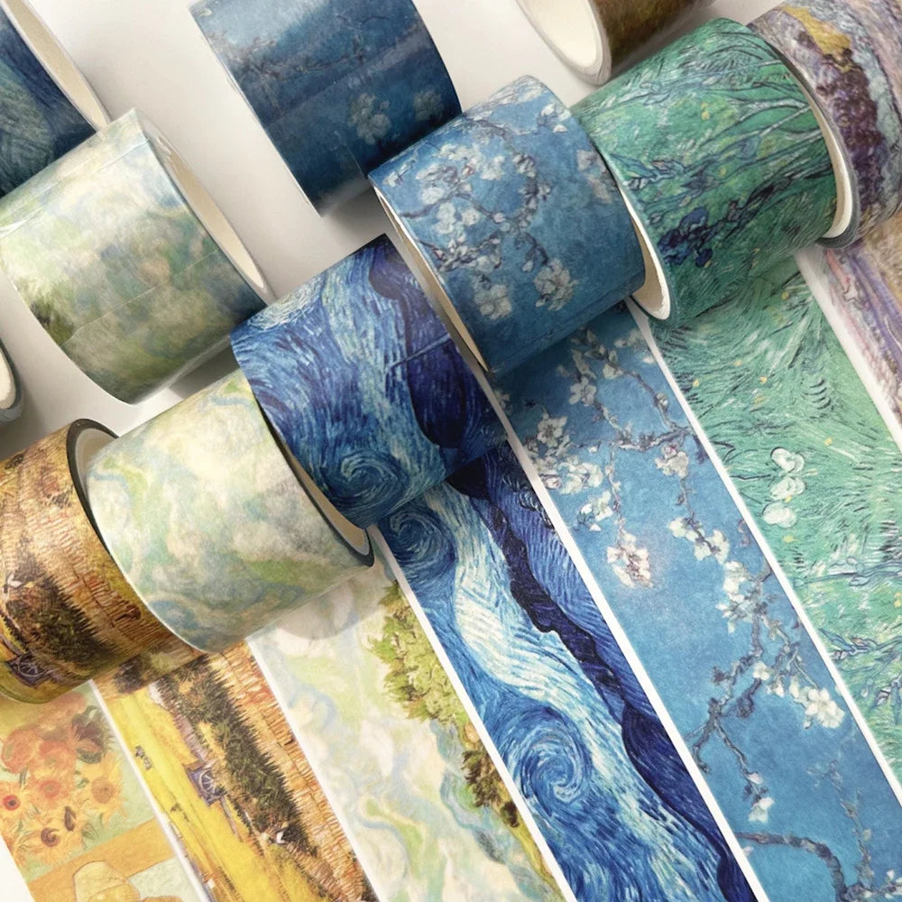 Creativity Van Gogh Paintings Washi Tape DIY