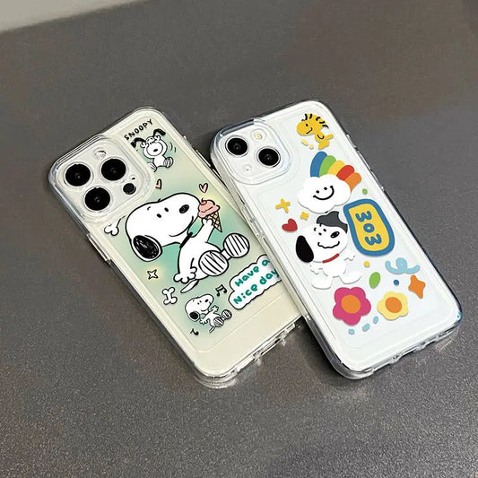 Snoopy Cartoon Phone Case For iPhone