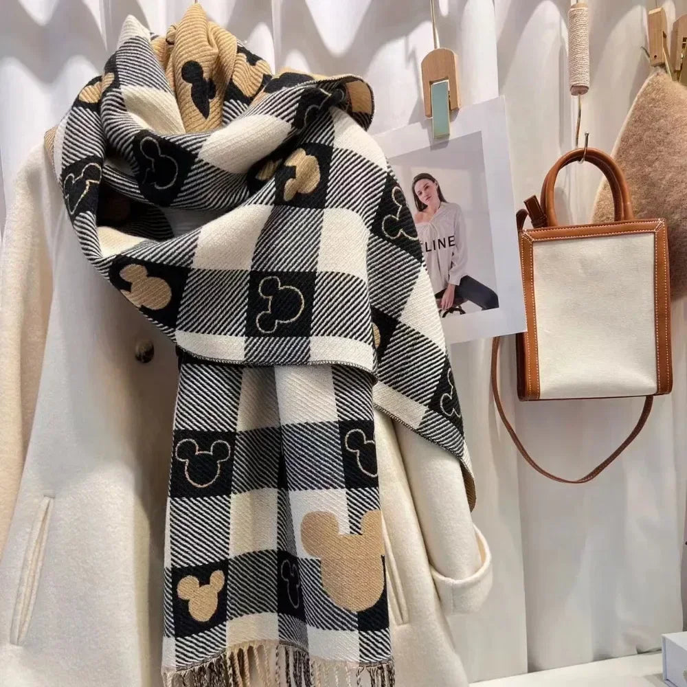 Disney's Mickey Cute Cashmere Scarf