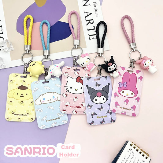 Kawaii Sanrio Hello Kitty Card Holder Lanyard