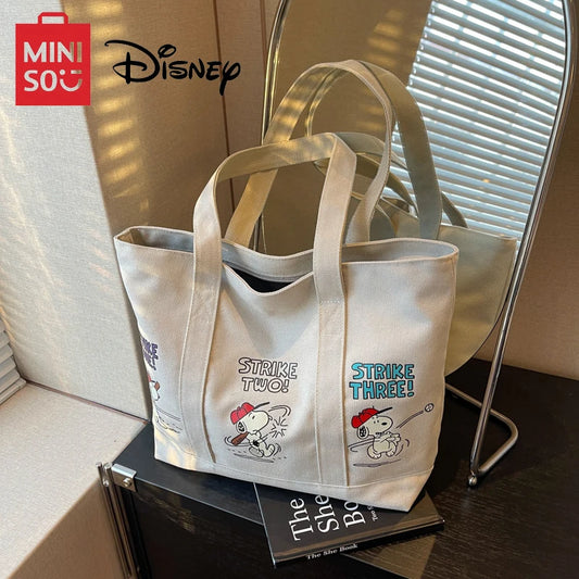 MINISO Disney Series Cartoon Cute Canvas Bag