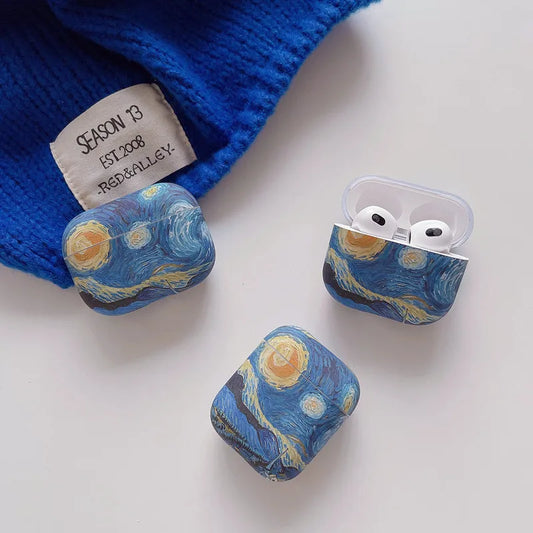 Van Gogh Starry Night Inspired Airpods Cover