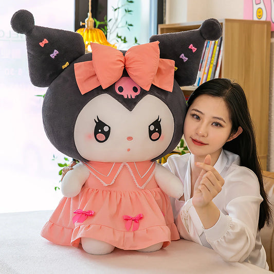 60cm Cartoon Sanrio Melody Kuromi Plush Doll