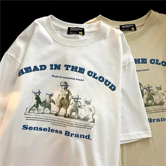 Short-sleeved T-shirt Unisex Head In The Clouds