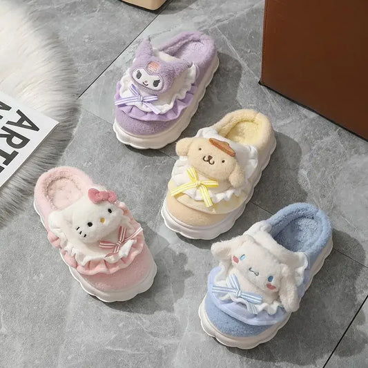 Sanrio Slippers Cartoon Hello Kitty My Melody Kuromi Cinnamoroll