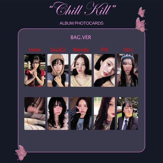 RED VELVET CHILL KILL 5Pcs/Set KPOP Photocards